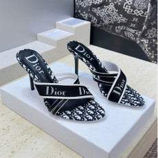DIOR 디올 여성용 슬리퍼 (굽높이7CM) D18021 2COLOR