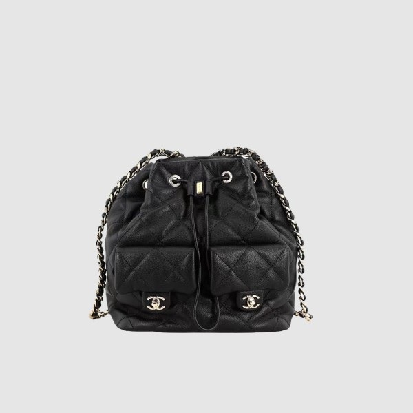CHANEL 샤넬 투 포켓 드로스트링 백팩 AS4342 2COLOR