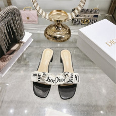 DIOR 디올 여성용 슬리퍼 (굽높이4CM) D19121 2COLOR