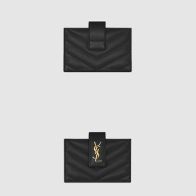 SAINT LAURENT 생로랑 아코디언 카드지갑 607907