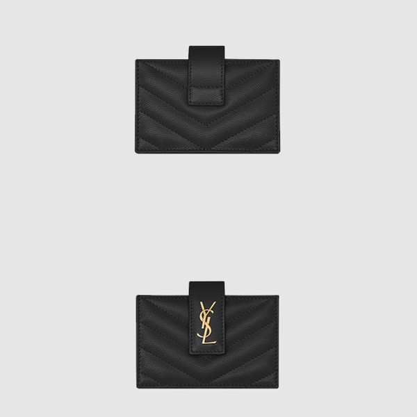 SAINT LAURENT 생로랑 아코디언 카드지갑 607907