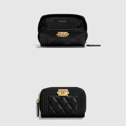 CHANEL 샤넬 보이 코인퍼스 A80602