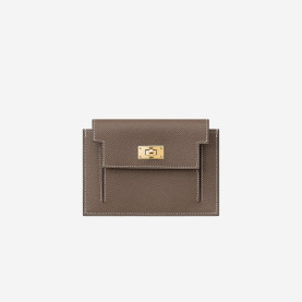 HERMES 에르메스 켈리 카드지갑 H631077 (오리지날 정품가죽사용) (100%수작업) 4COLOR