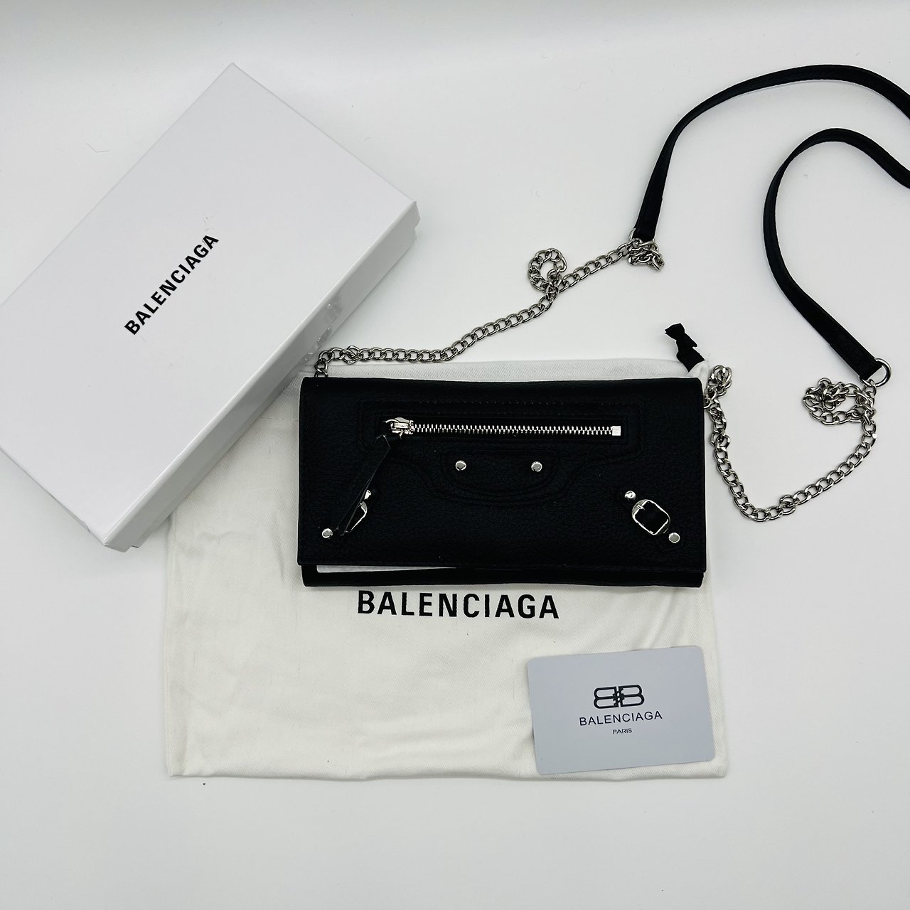 BALENCIAGA 발렌시아가 르 시티 머니 장지갑