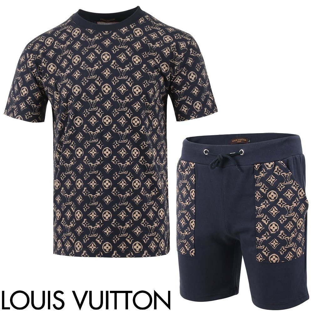 LOUIS VUITTON 루이비통 나염 반팔 & 반바지 셋업