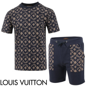 LOUIS VUITTON 루이비통 나염 반팔 & 반바지 셋업