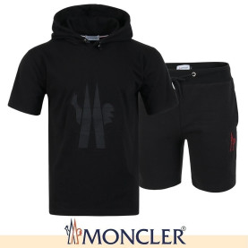 MONCLER 몽클레어 그레노블 빅로고 후드T & 반바지 셋업