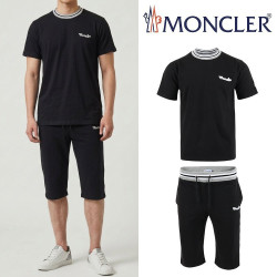 MONCLER 몽클레어 실버 레터링 7부 셋업