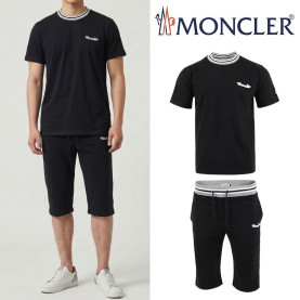 MONCLER 몽클레어 실버 레터링 7부 셋업