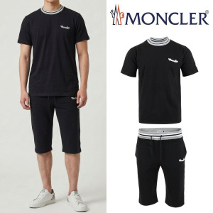 MONCLER 몽클레어 실버 레터링 7부 셋업