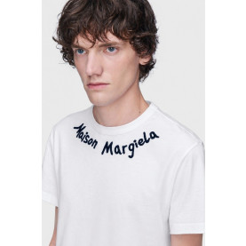 MAISON MARGIELA 메종마르지엘라 시그니처 핸드라이팅 로고 숏 슬리브 티셔츠 2COLOR