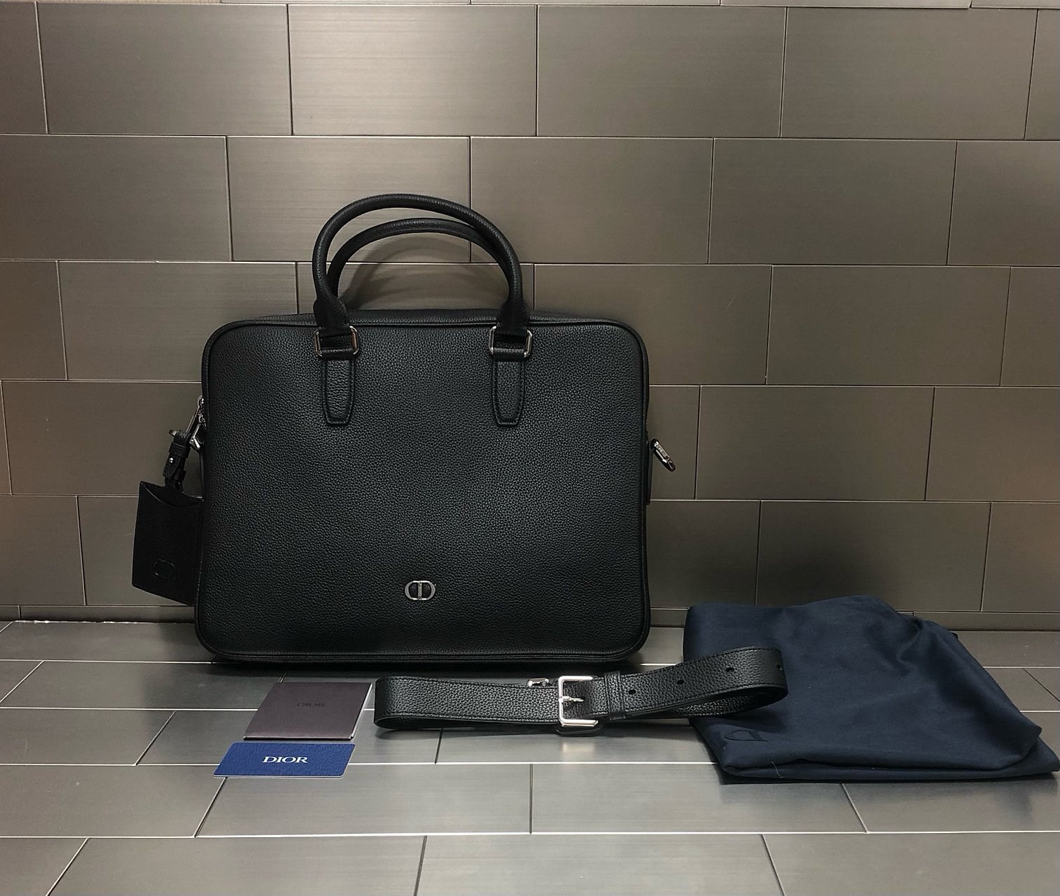 DIOR 디올 CD 아이콘 브리프케이스