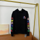 CHROME HEARTS 크롬하츠 멀티컬러 크로스 세메터리 후드 스웨트셔츠