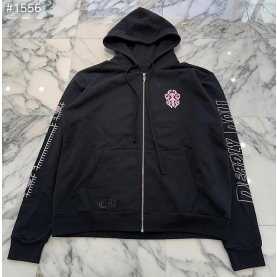 CHROME HEARTS 크롬하츠 데들리 돌 홀스슈 바인 대거 집업 후드