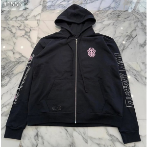 CHROME HEARTS 크롬하츠 데들리 돌 홀스슈 바인 대거 집업 후드