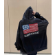 CHROME HEARTS 크롬하츠 아메리칸 플래그 집업 후드 자켓
