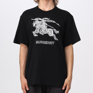 BURBERRY 버버리 자수 EKD 코튼 티셔츠