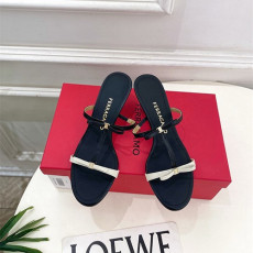 FERRAGAMO 페레가모 여성용 슬리퍼 (굽높이6CM) F43725 2COLOR