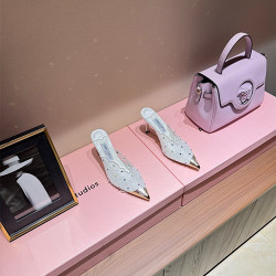 JIMMY CHOO 지미추 여성용 슬리퍼 (굽높이8.5CM) J86759 2COLOR