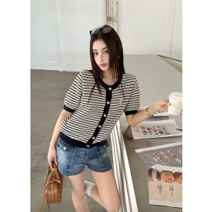 CELINE 셀린느 64252 패치 스트라이프 포인텔 가디건