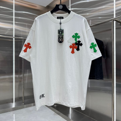 CHROME HEARTS 크롬하츠 64279 멀티 컬러 레더 크로스 반팔 2COLOR