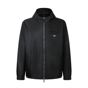 PRADA 프라다 64215 리나일론 후드 블루종 자켓