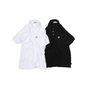 MAISON KITSUNE 메종키츠네 원 헤드 패치 PK 카라 반팔