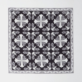 CHROME HEARTS 크롬하츠 스퀘어 로고 스카프