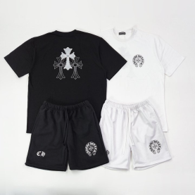 CHROME HEARTS 크롬하츠 3번 반팔&반바지 세트