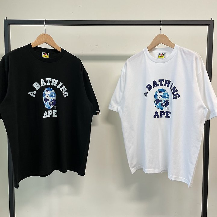 BAPE 베이프 컬러 카모 시그니처 그래픽 반팔