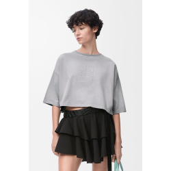 LOEWE 로에베 크롭 로고 티셔츠