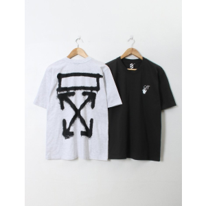 OFF-WHITE 오프화이트 스프레이 라운드 반팔