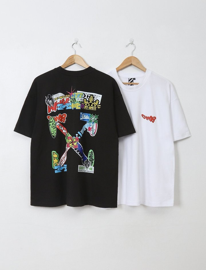 OFF-WHITE 오프화이트 에얼리언 루즈핏 반팔