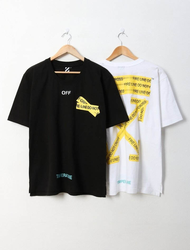OFF-WHITE 오프화이트 옐로우 반팔