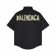 BALENCIAGA 발렌시아가 013 테이프 타입 로고 반팔 셔츠