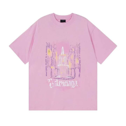 BALENCIAGA 발렌시아가 3326 파리 파운튼 로고 반팔
