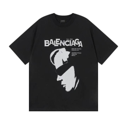 BALENCIAGA 발렌시아가 3341 살롱 드 꾸뛰르 로고 반팔