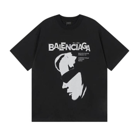 BALENCIAGA 발렌시아가 3341 살롱 드 꾸뛰르 로고 반팔