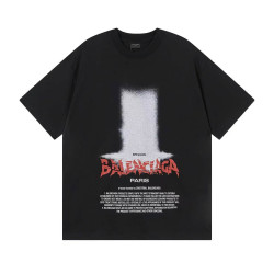 BALENCIAGA 발렌시아가 3342 더 도어 로고 반팔