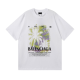 BALENCIAGA 발렌시아가 3345 파리스 트로피컬 로고 반팔