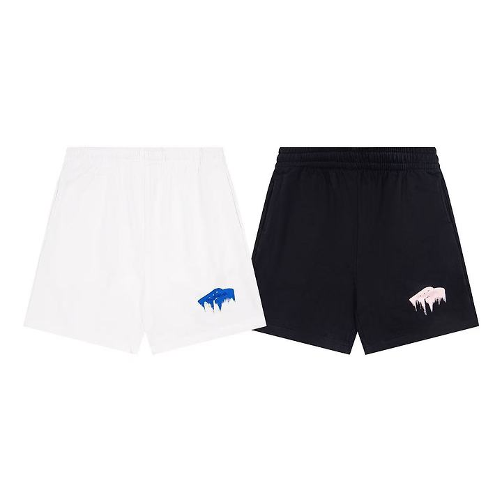 BALENCIAGA 발렌시아가 6895 그래피티 로고 스웨트 쇼츠