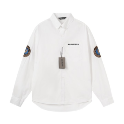BALENCIAGA 발렌시아가 8004 월계수 자수 패치 로고 셔츠
