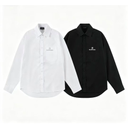 BALENCIAGA 발렌시아가 8019 BB 로고 자수 셔츠