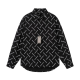 BALENCIAGA 발렌시아가 8021 올오버 로고 셔츠 2COLOR