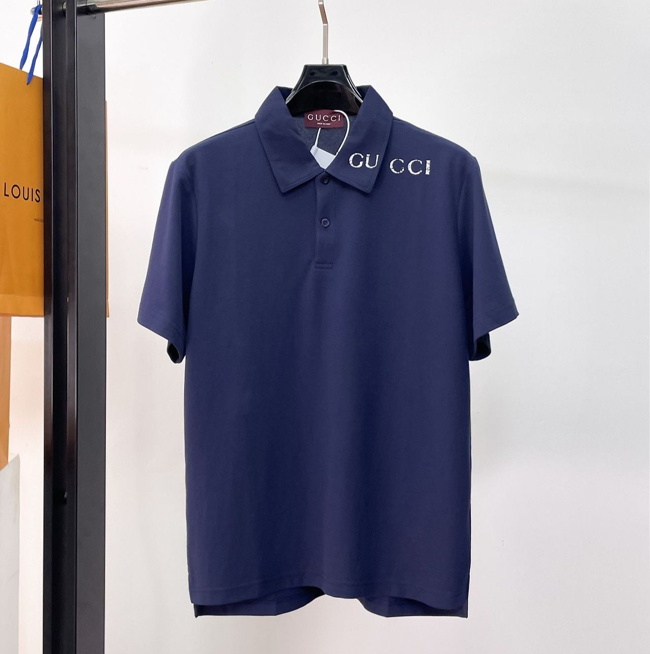 GUCCI 구찌 650826 로고 스템프 폴로 반팔