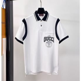 GUCCI 구찌 650834 엠블럼 로고 프린트 폴로 반팔 2COLOR