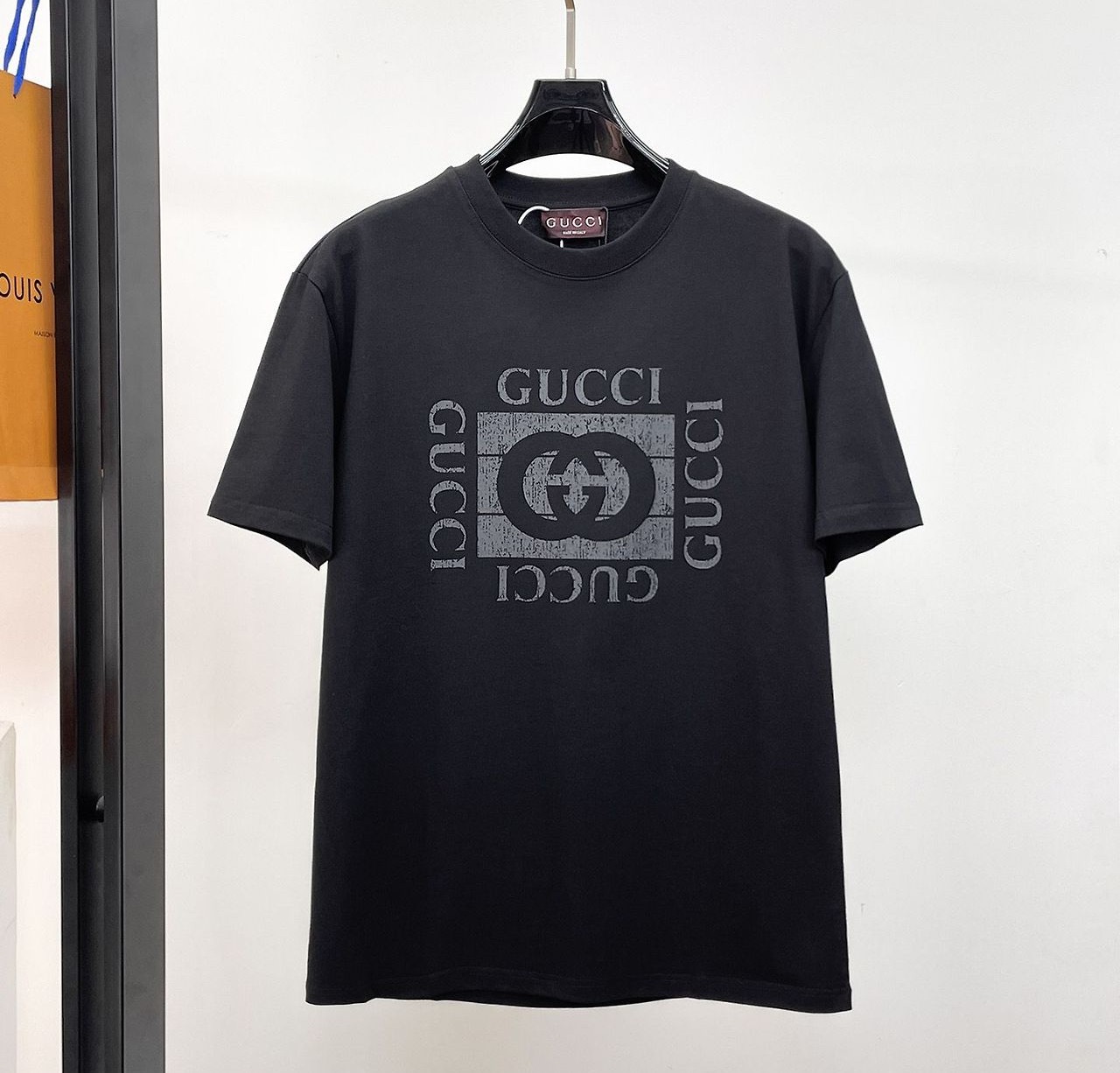 GUCCI 구찌 650874 인터로킹 G 프린트 코튼 반팔 2COLOR