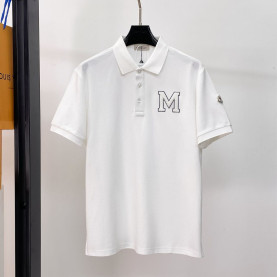 MONCLER 몽클레어 650870 레터링 핸들 자수 로고 폴로 반팔 3COLOR