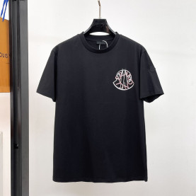 MONCLER 몽클레어 650873 오버랩 로고 코튼 반팔 2COLOR