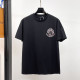 MONCLER 몽클레어 650873 오버랩 로고 코튼 반팔 2COLOR
